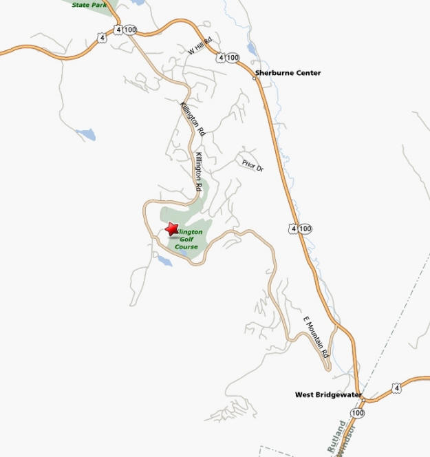 Killington Map from Mapquest